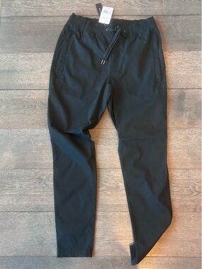 Walter Sky Men's Black Performance Pants